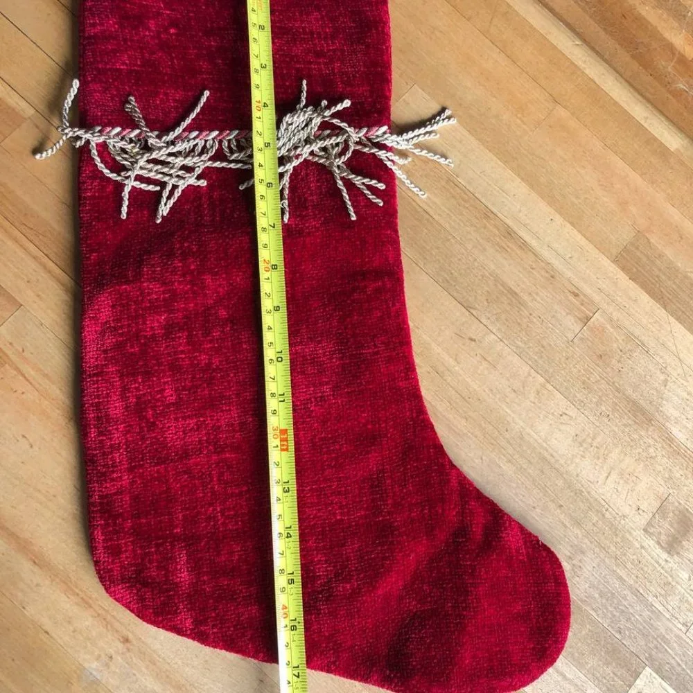 Merry Christmas Stocking Sock Red - Picture 5 of 5